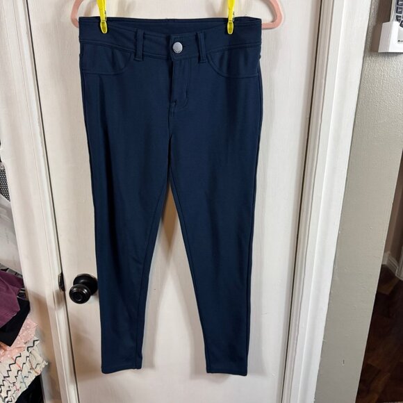 Seven7 Premium Navy Jeggings Size 4 Women’s Pull-On Skinny Pants Stretch Rayon - Picture 2 of 9